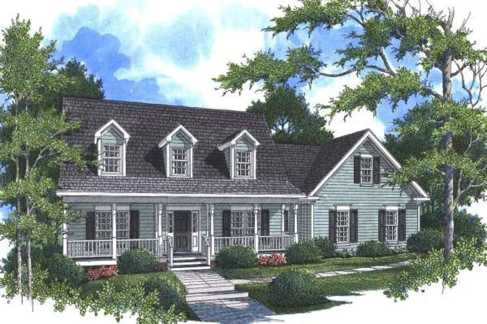 Full Rendering for House Plan #126391