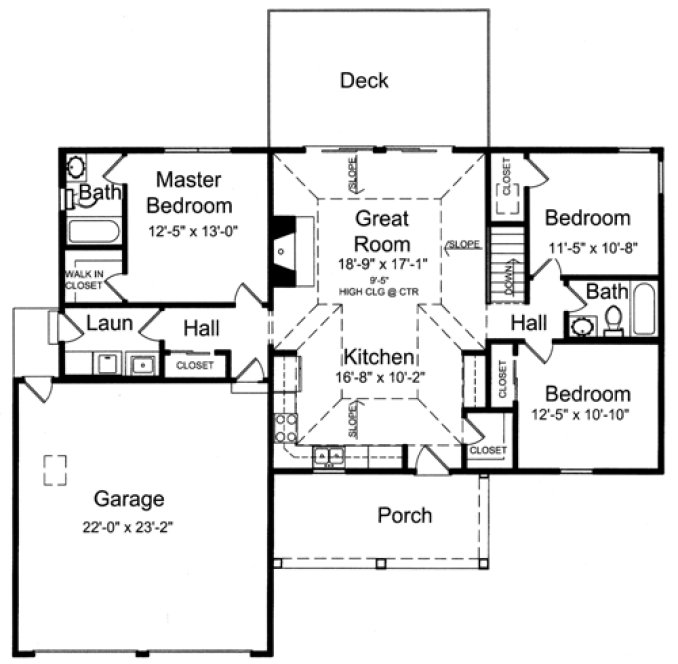 Main Floor Plan for House Plan #531231