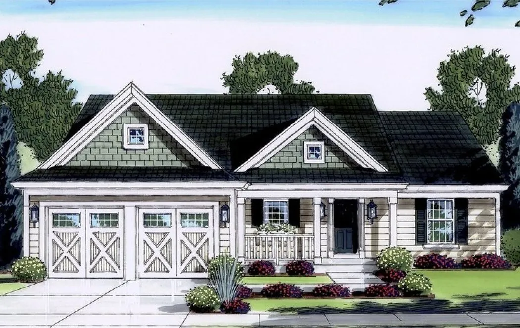 Full Rendering for House Plan #531231