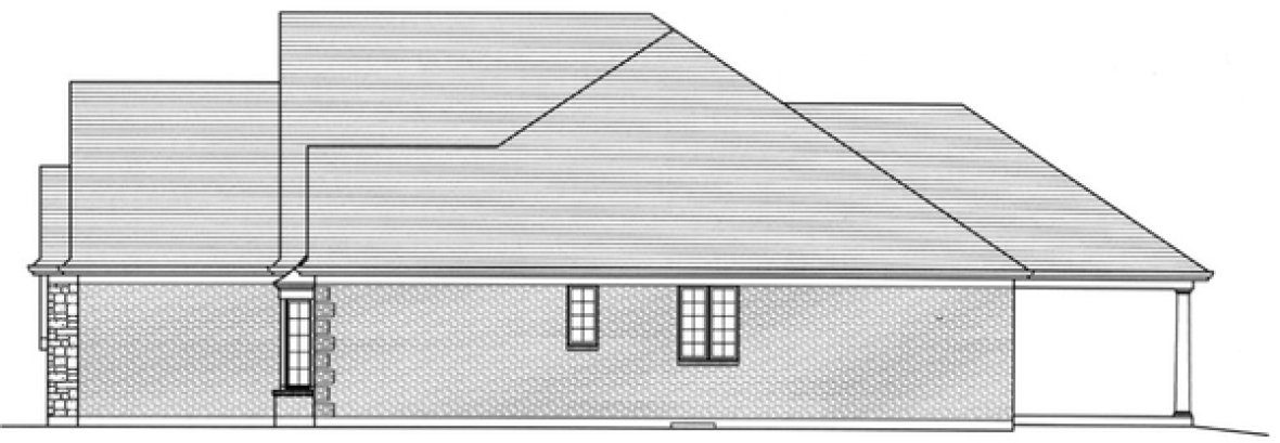 Right Elevation for House Plan #532522
