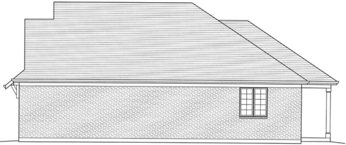 Right Elevation for House Plan #531861