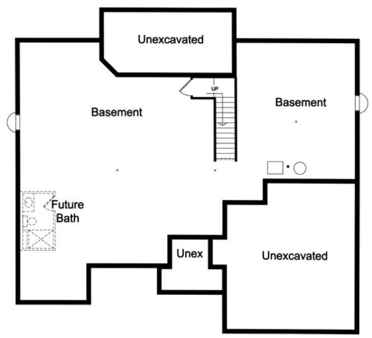 Basement Plan for House Plan #531861