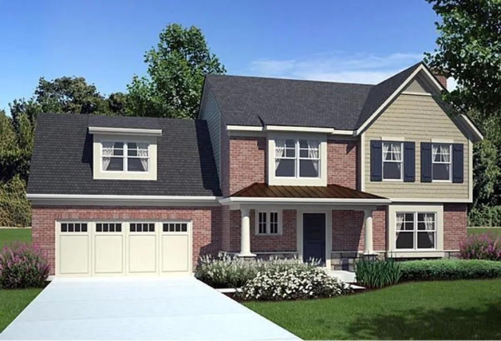 Full Rendering for House Plan #537002