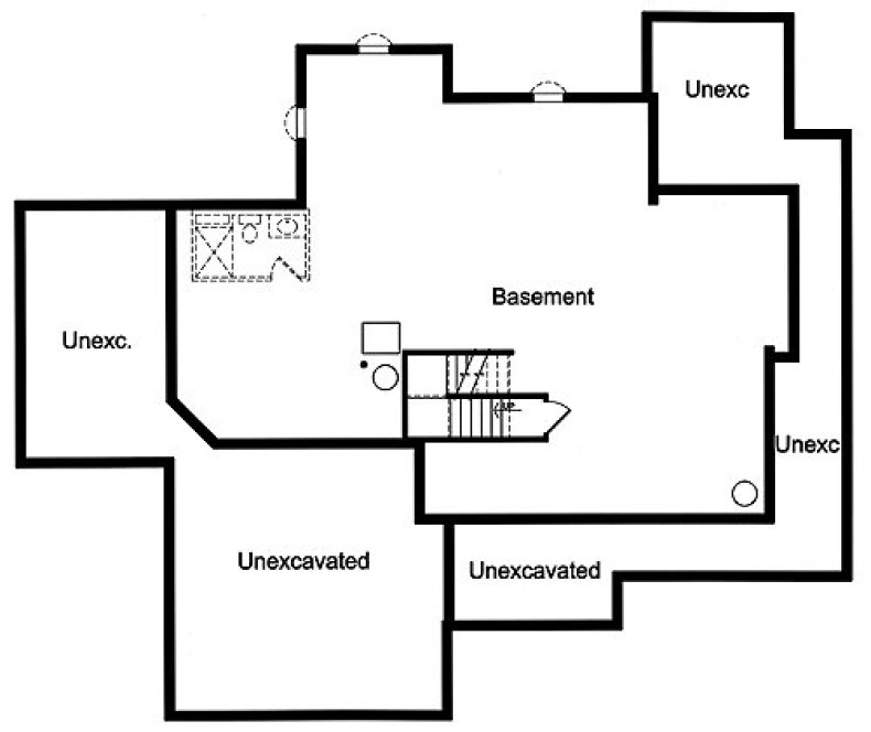 Basement Plan for House Plan #534722