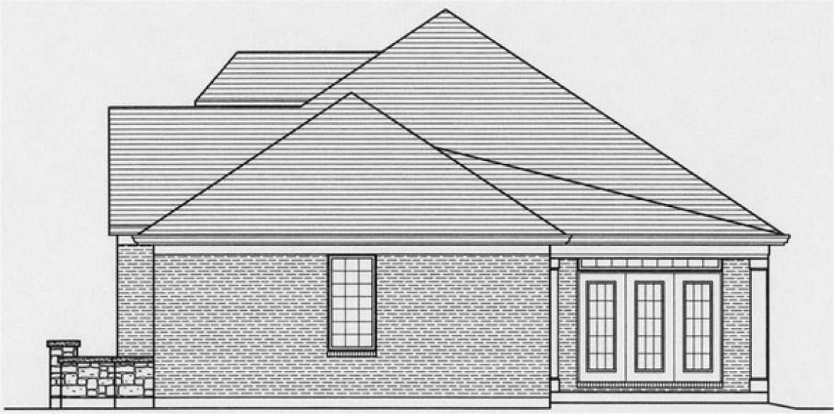 Right Elevation for House Plan #538491