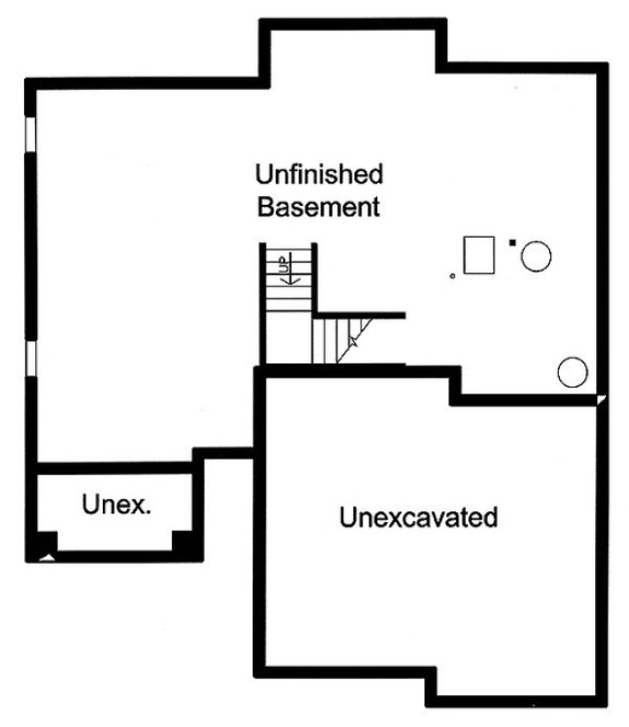 Basement Plan for House Plan #537981