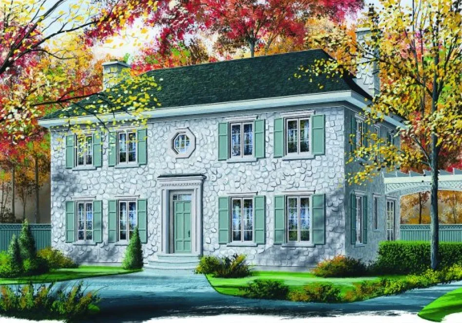 Full Rendering for House Plan #144672