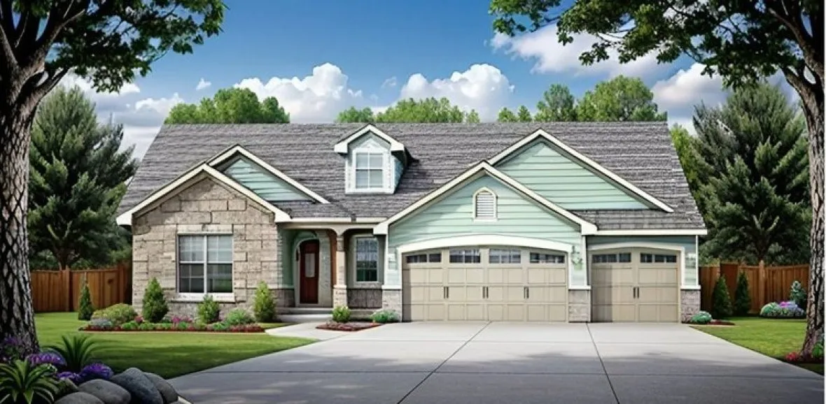 Full Rendering for House Plan #350741