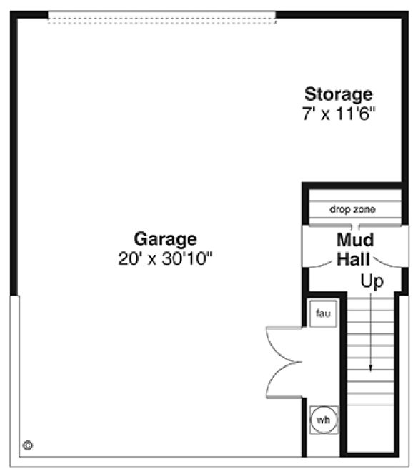 Basement Plan for House Plan #341371