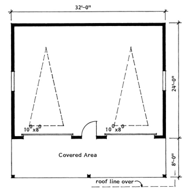 Main Floor Plan for House Plan #202018