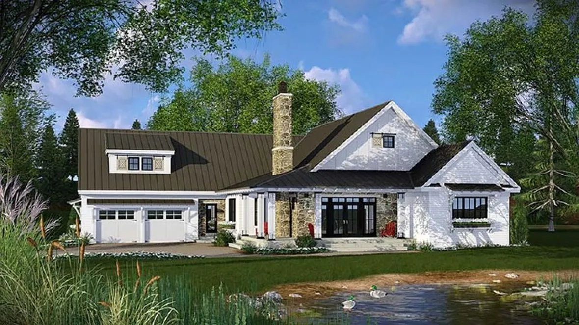 Full Rendering for House Plan #281422