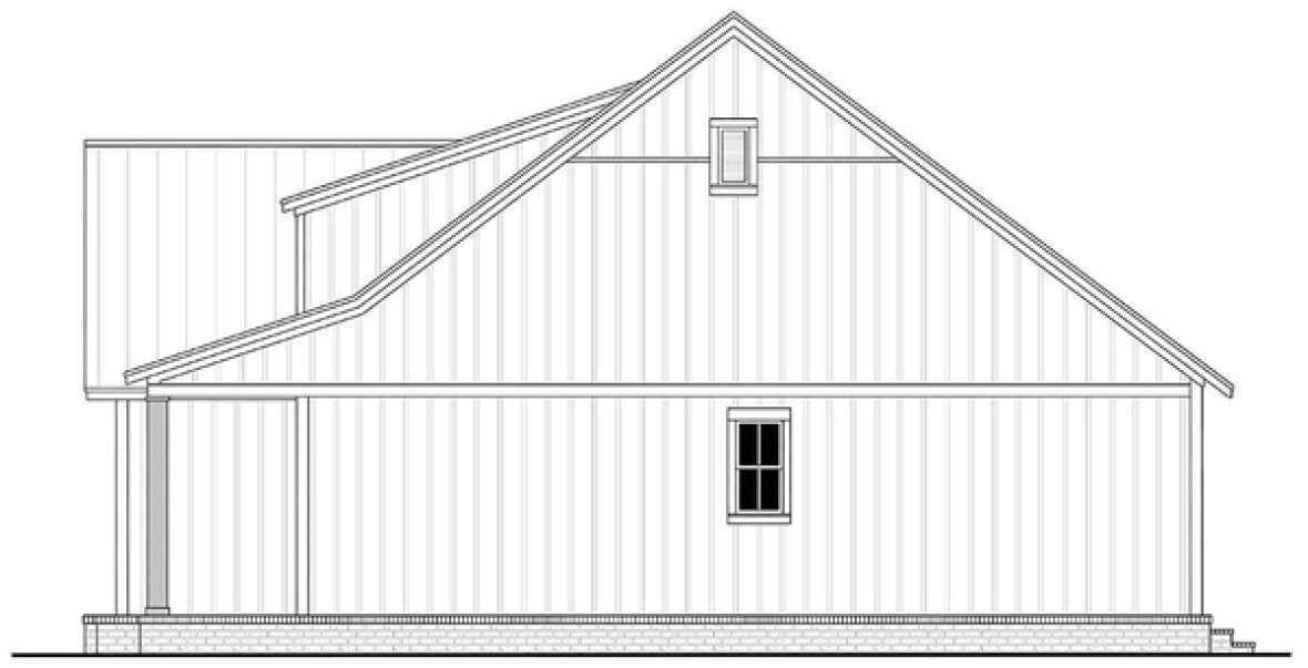 Right Elevation for House Plan #300471
