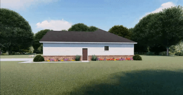 Right Elevation for House Plan #210062