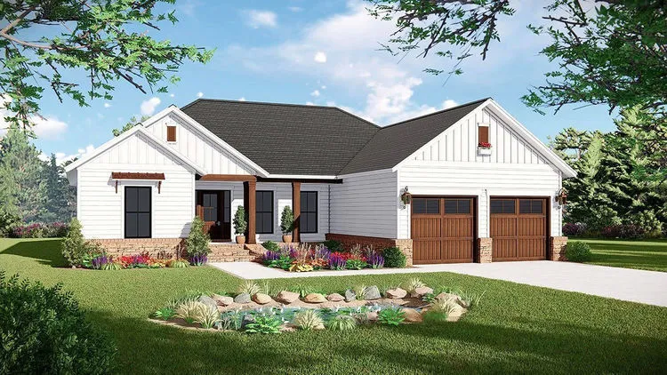 Full Rendering for House Plan #210062