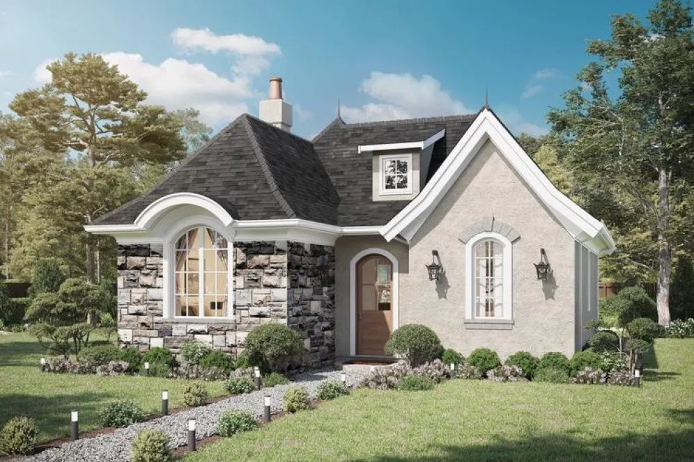 Full Rendering for House Plan #599980