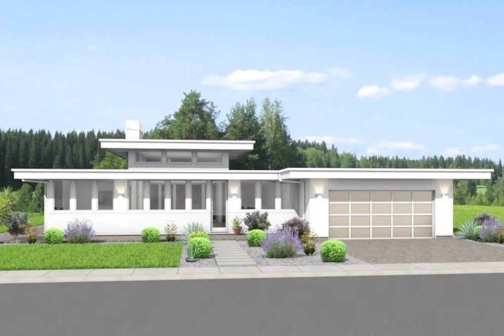 Full Rendering for House Plan #590522