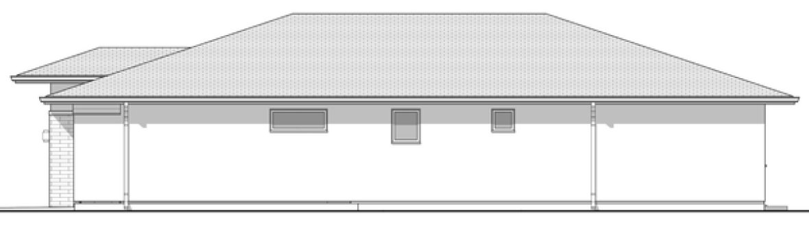 Right Elevation for House Plan #595751