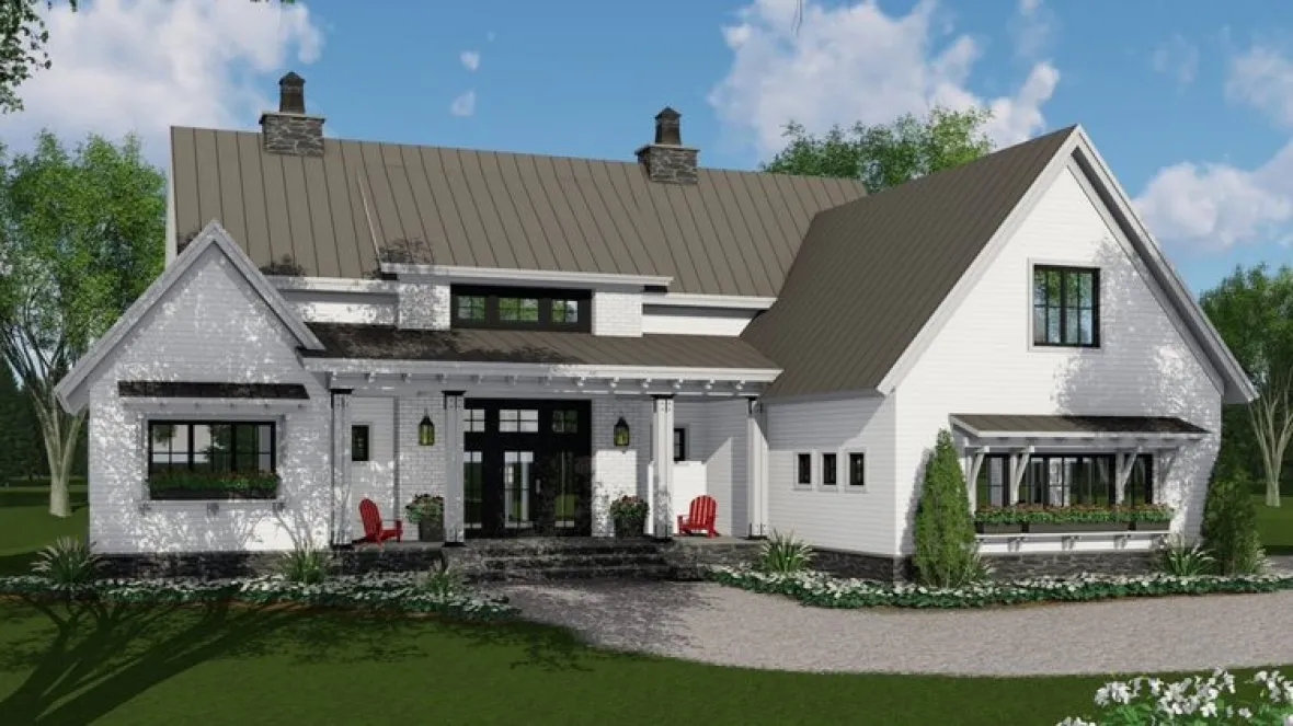Full Rendering for House Plan #285212
