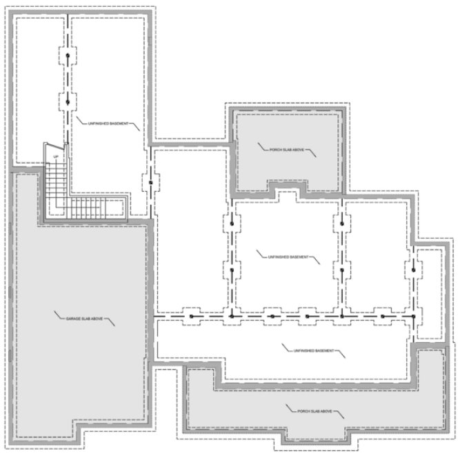 Basement Plan for House Plan #304542