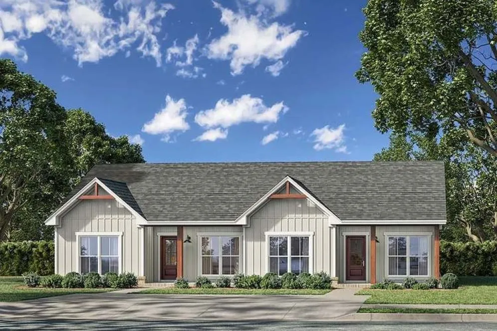 Full Rendering for House Plan #306002