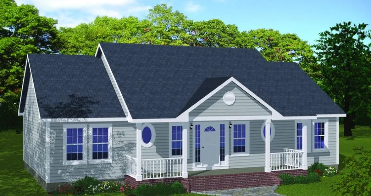 Full Rendering for House Plan #740041