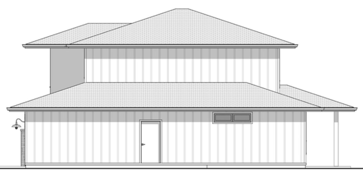 Right Elevation for House Plan #593912