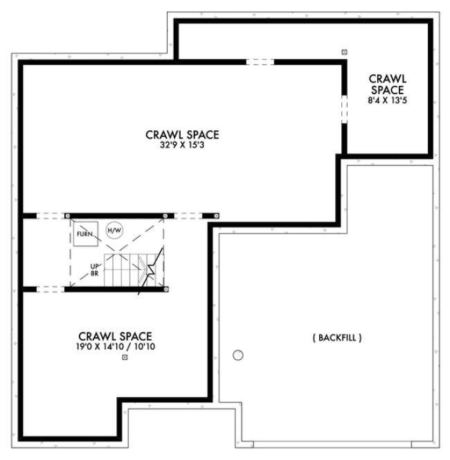 Floorplan lower for House Plan #593912