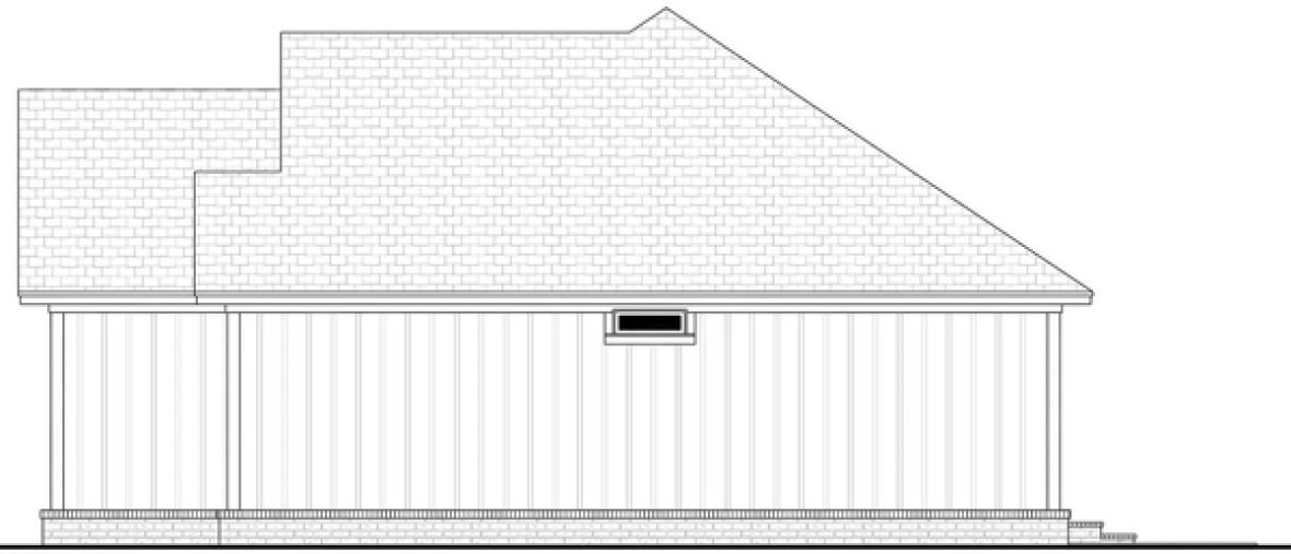 Right Elevation for House Plan #304621