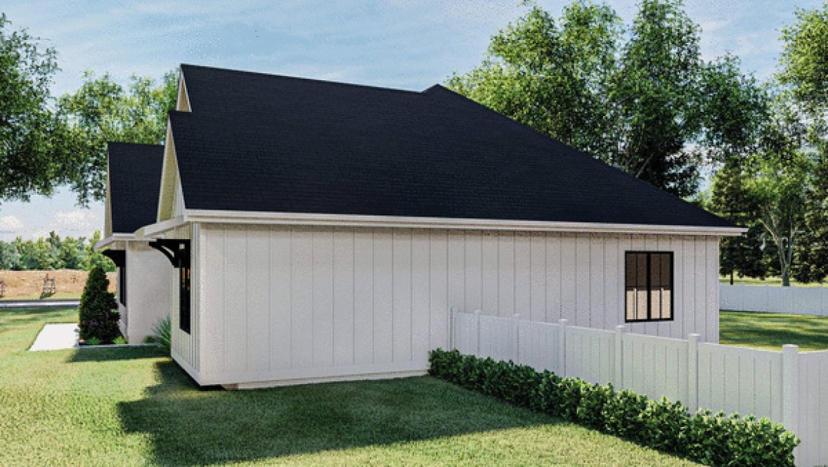 Right Elevation for House Plan #708761