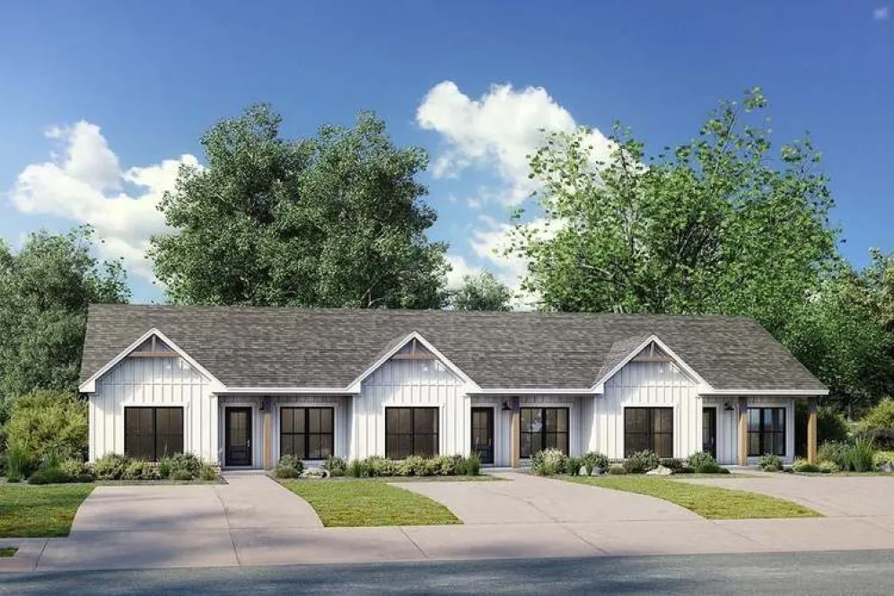 Full Rendering for House Plan #300003