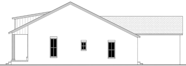 Right Elevation for House Plan #304402