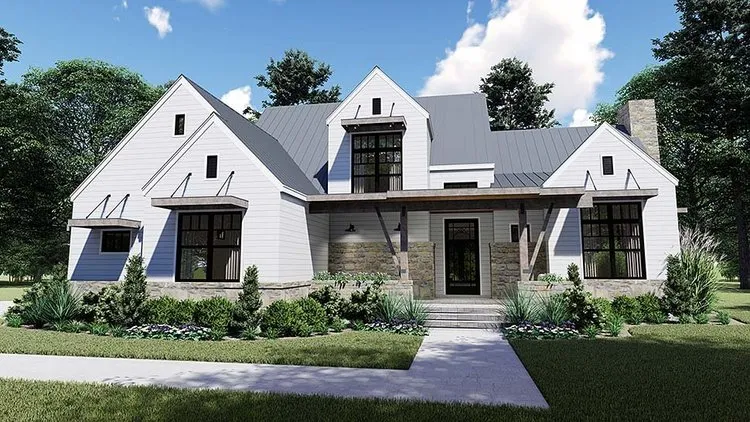 Full Rendering for House Plan #648282