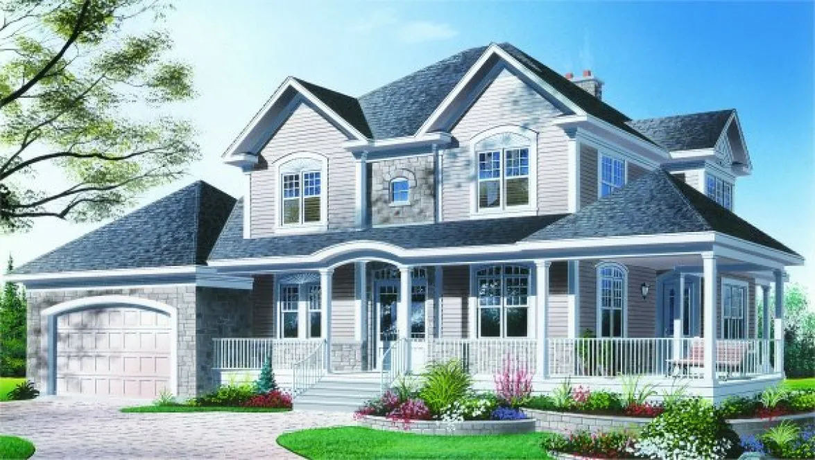 Full Rendering for House Plan #149282