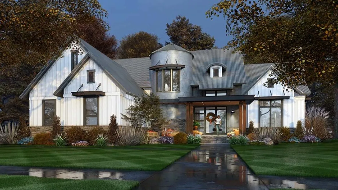 Full Rendering for House Plan #645242