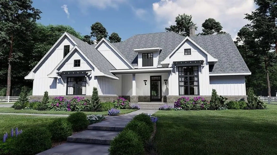 Full Rendering for House Plan #641912