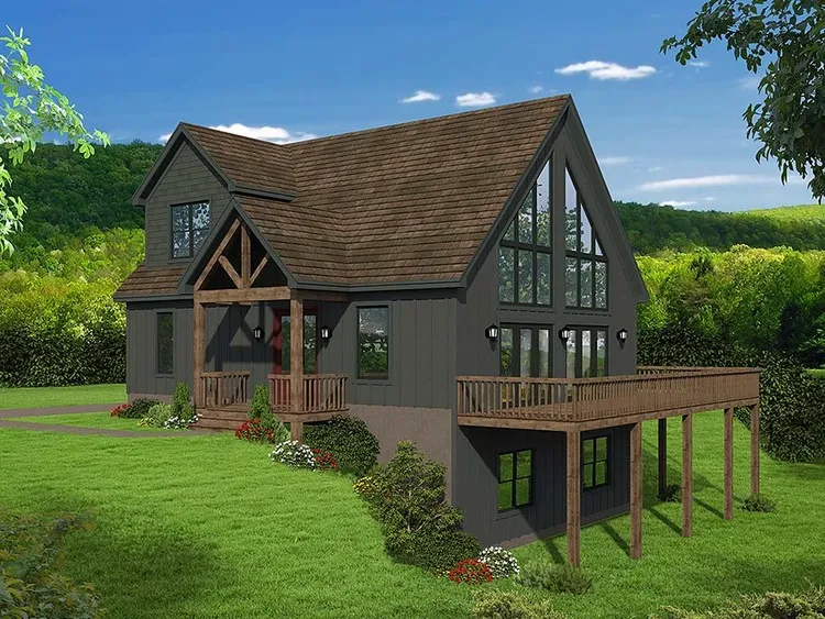 Full Rendering for House Plan #696371