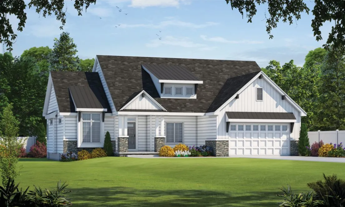 Full Rendering for House Plan #155291