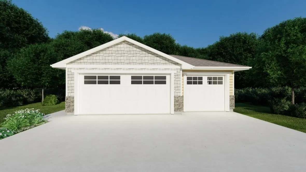 Full Rendering for House Plan #881001