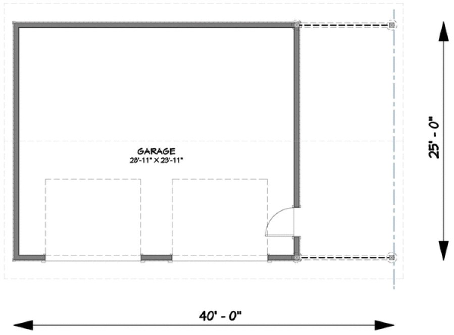 Main Floor Plan for House Plan #881003