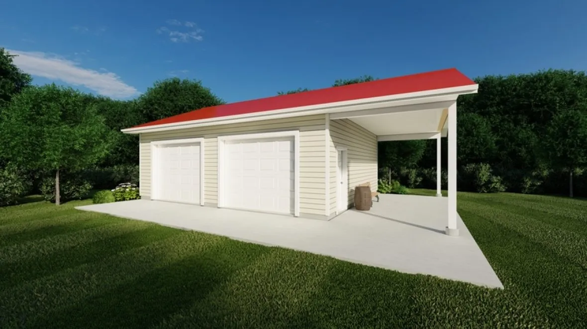 Full Rendering for House Plan #881003