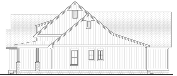 Right Elevation for House Plan #300752