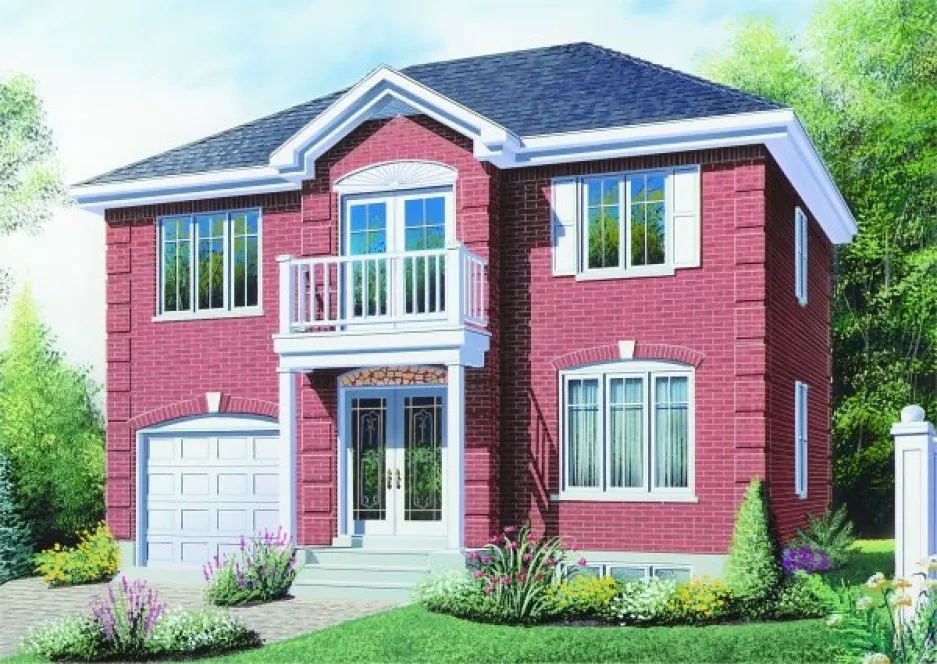 Full Rendering for House Plan #141482