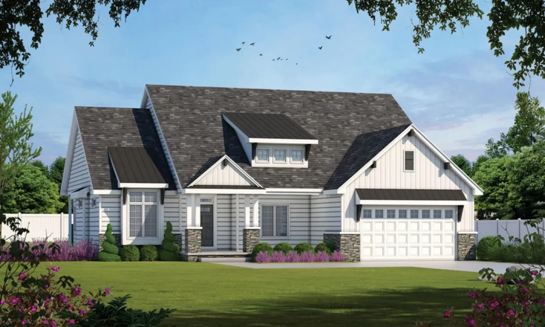 Full Rendering for House Plan #156291