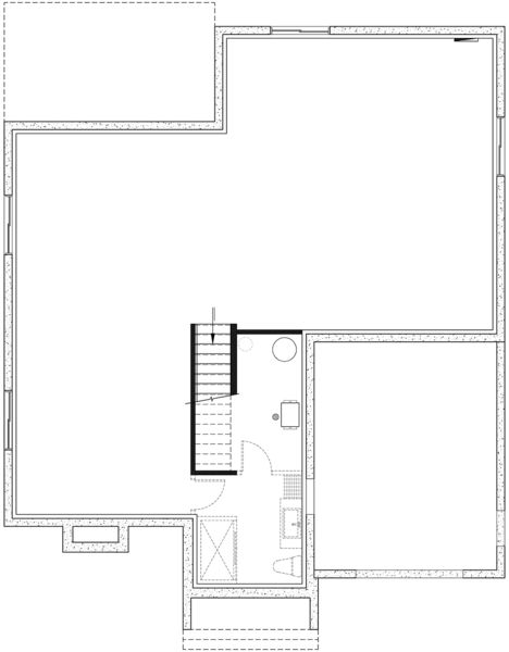 Basement Plan for House Plan #140441