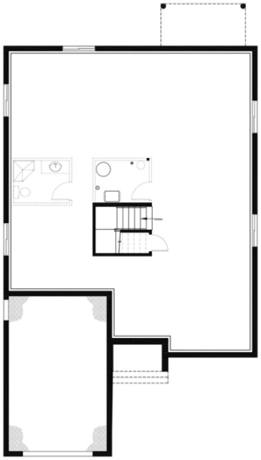 Basement Plan for House Plan #141441