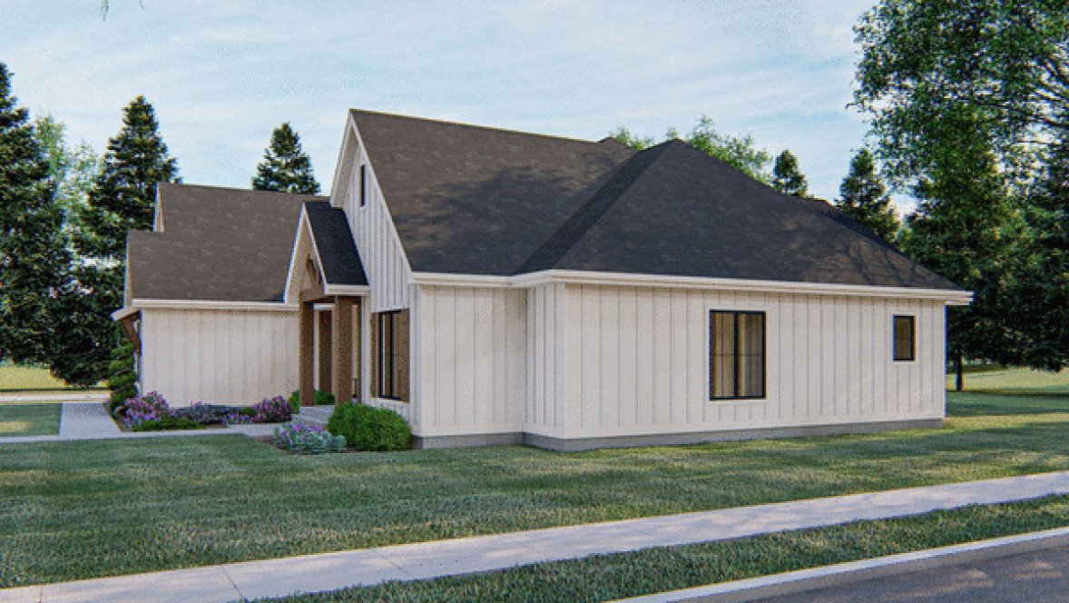 Right Elevation for House Plan #709032