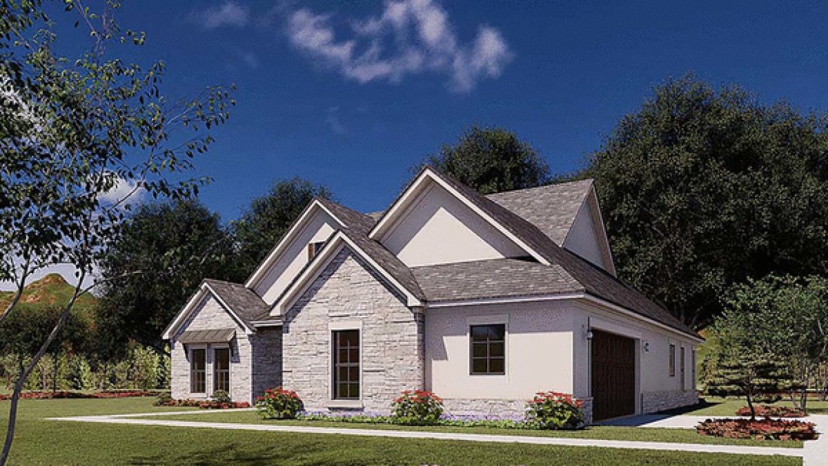 Right Elevation for House Plan #312832