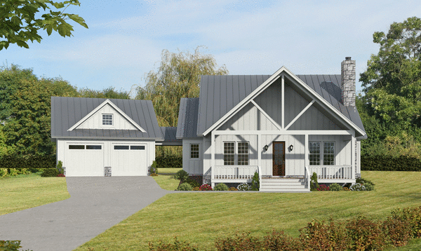 Full Rendering for House Plan #693791
