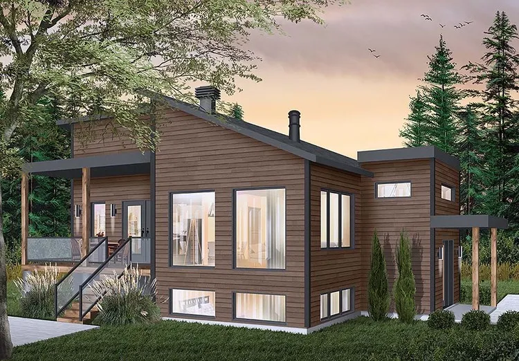 Full Rendering for House Plan #141411