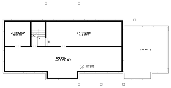 Basement Plan for House Plan #590041